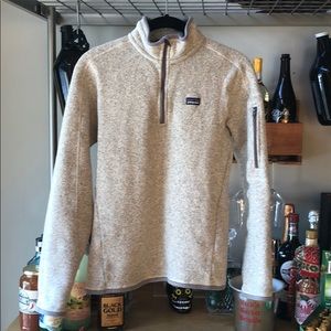 Patagonia Birch White Better Sweater Zip Pullover